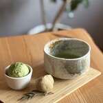 リトルハピネスコーヒー - 料理写真:[期間限定]お抹茶セット