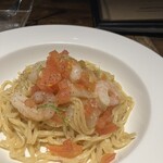 ISO - 帆立・海老・フレッシュトマトのパスタ