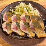 小田原漁港 さじるし食堂 - 半生アジフライ