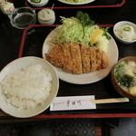 とんかつ宇田川 - ロースカツ定食B