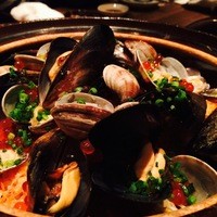 食幹 渋谷 - パエリア（盛る前）