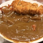 ランチハウス ミトヤ - お母さんのチキンカツ（小）カレー・ ルー大盛り、ややズーム。