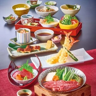 多彩な和食を楽しめるコース