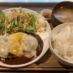 JAPANESE GELATERIA＆CAFE ASANOHA - ダブルチーズハンバーグ
