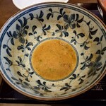 麺や がぶや - そして麺を食べ終わった頃には
スープ割りをする程、スープがほとんど残っておらず
結局、そのまま飲み干すこととなった