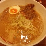 上方ざんまい屋 - 焙り味噌らーめんちょいアップ