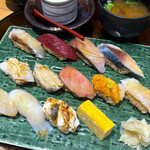 宮城之魚與赤醋之壽司 魚是下酒菜 仙台PARCO2店