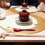 月のうさぎ - 先附 海の岩☆