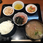 銀座 岩戸 - 【ランチ】豚汁定食（税込870円）