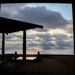 月のうさぎ - 良夜の間からの天使の梯子☆