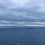 月のうさぎ - 最後は再び曇りと雨でしたが大島も顔を覗かせてくれました☆