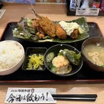 山陰海鮮炉端かば - 料理写真:満腹ミックスフライ定食