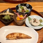 あえん - ランチコース（税込み3500円）の旬野菜の5種盛り