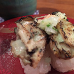 京寿司 - 牡蠣の炙り握り 240円