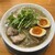 麺饗 松韻 - 料理写真:中華そば（こってり）中980円！
追加でチャーシュー（辛口）270円、煮玉子150円！！