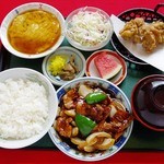 中国亭 - スタミナ定食　税込1,130円