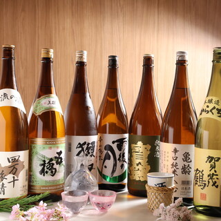 自慢のフグ料理に合わせ厳選した日本酒◎広島の地酒もご用意