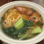 重慶茶樓 - ハーフサイズの焼豚麺