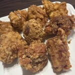 からやま - 料理写真:とり天と唐揚げ