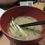 uni - 小鱼和生海苔味噌汤