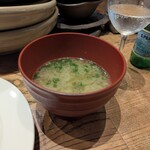 uni - 小鱼和生海苔味噌汤
