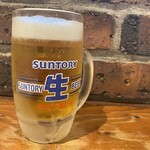大衆イタリアン酒場 ばくりこ - ④生ビール253円（ハッピーアワー）