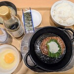 ジョナサン - 料理写真:和風ハンバーグ朝食