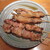 焼鳥いなかもん - 料理写真:手羽先×2、かしわ×2