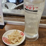 まる兵ラーメン - まる兵サワー