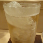 あま野 - 梅酒ソーダ割りにチェンジ