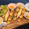 カフェテラス トリコロール - ワッフルサンドプレートランチ(税込1,600円)
①ワッフルサンド②野菜サラダ③キャロットラペ④枝豆載せおから⑤ピクルス⑥ポタージュスープ
お飲み物《セットドリンク》①HOT珈琲
