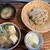 蕎麦と鶏 はんさむ - 料理写真:揚げ出し豆腐丼とせいろ蕎麦のセット@980円