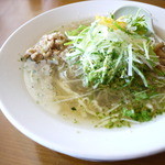 麺屋 花蔵 - 鶏ごぼうラーメン(塩)