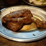 骨付鳥かもん - ランチ　ひなどり ライス･スープ･キャベツ付き