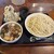 製麺練場 風布うどん - 料理写真:"肉汁つけうどん(中盛)"1,000&"円天ぷら盛り"300円♪
