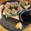 まぐまらし - レアササミ磯部揚げ