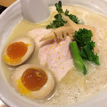 銀座 篝 - 鶏白湯＋味たま