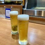 四季彩 一昇 - 生ビールはスーパードライ