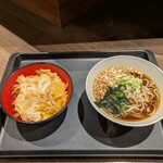 富士そば - 料理写真:玉子丼セット