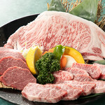 肉の割烹 田村  - その他写真:肉盛り合わせ（大皿に）