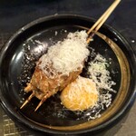 柳小路 TAKA - ・つくね串 〜卵黄とパルミジャーノ〜 450円/税抜