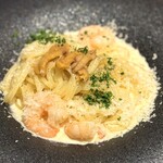 デザイナーズ個室 肉バル W - ・エビとウニクリームパスタ 1,980円/税込