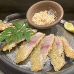 谷六おみかん - アアジフライ（1280円）