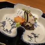 壽山 - 赤貝　オコゼ