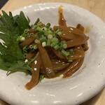 もんじゃ酒場 やいてこちゃん - いかの塩辛