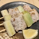 もんじゃ酒場 やいてこちゃん - 豚ねぎま串