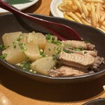 焼き鳥・炙り炭焼き をどり - 手羽と大根さっぱり煮