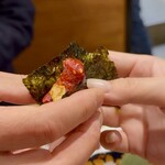 京洛燒肉Yabu - 幻之生牛腹肉-手工傳遞