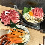 涮涮鍋 壽喜燒 螃蟹吃到飽 和牛與豬...然後是螃蟹 心齋橋站前店 - 