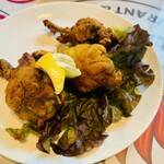 スリランカレストラン＆カフェ LAMP - タンドリーチキン？スパイスチキン？どっちだったかな？